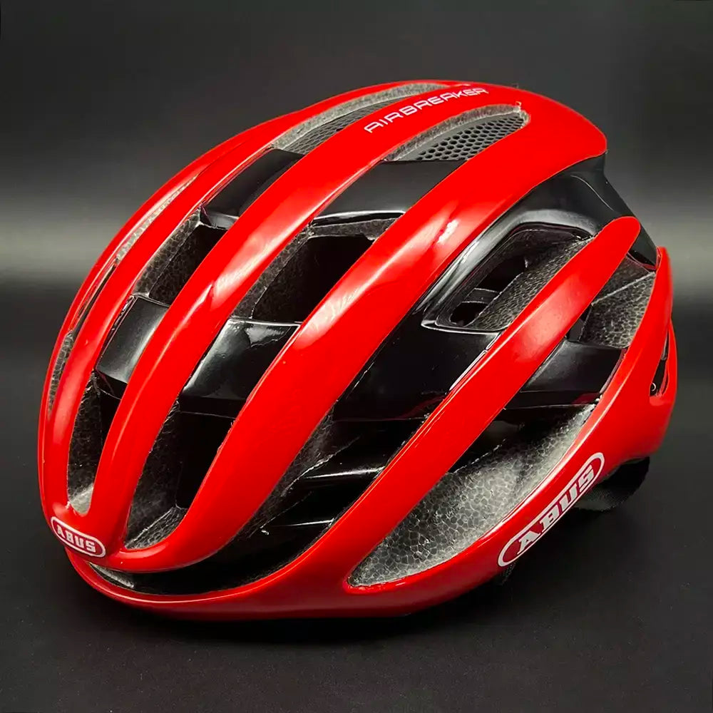 Airbreaker capacete de ciclismo de estrada capacete de bicicleta vermelho das mulheres dos homens equipamentos de bicicleta mtb esporte ao ar livre segurança mountain bike capacete