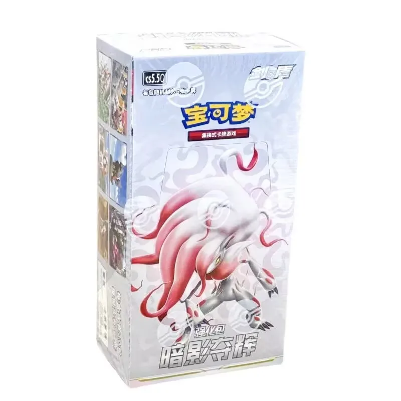 1 bag6pcs Original Shadow of The Storm 7.5 Pacote de aprimoramento Pokémon Jogo de cartas colecionáveis PTCG Chinês simplificado