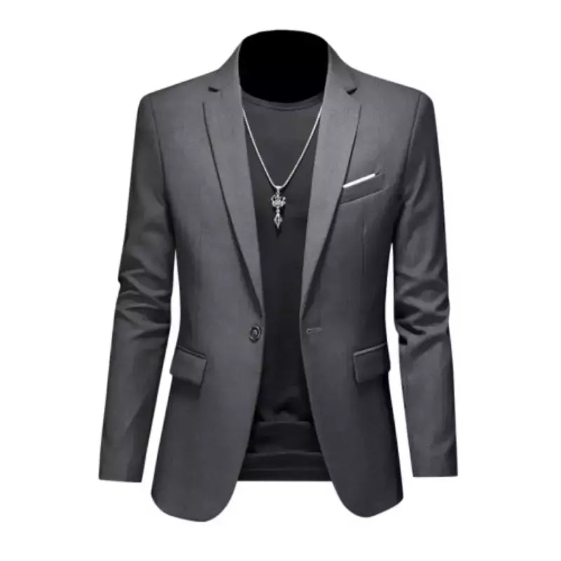 15-color boutique moda terno 6Xslim masculino fino noivo casamento terno jaqueta de escritório de negócios terno casual cor sólida terno jaqueta