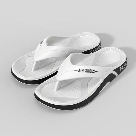 Chinelos macios de PVC masculino, sandálias casuais ao ar livre, chinelos de praia, casal banheiro em casa, flip fops antiderrapantes, verão, nova moda