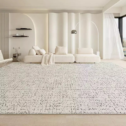 Minimalista Cream Lounge Carpet, confortável tapete macio, antiderrapante, máquina lavável, decoração de casa, sala de estar, grande área