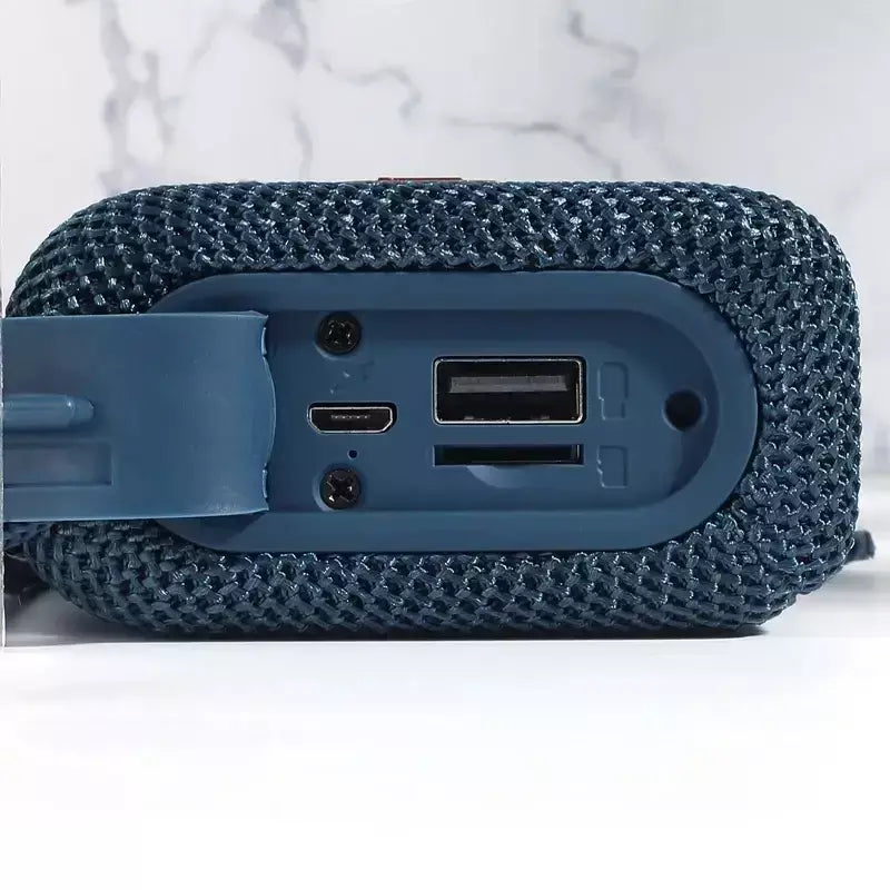 Alto-falante bluetooth tg313 mini amplificador portátil ao ar livre à prova dwaterproof água baixo alta fidelidade caixa de alto-falante luz led suporte cartão tf rádio fm