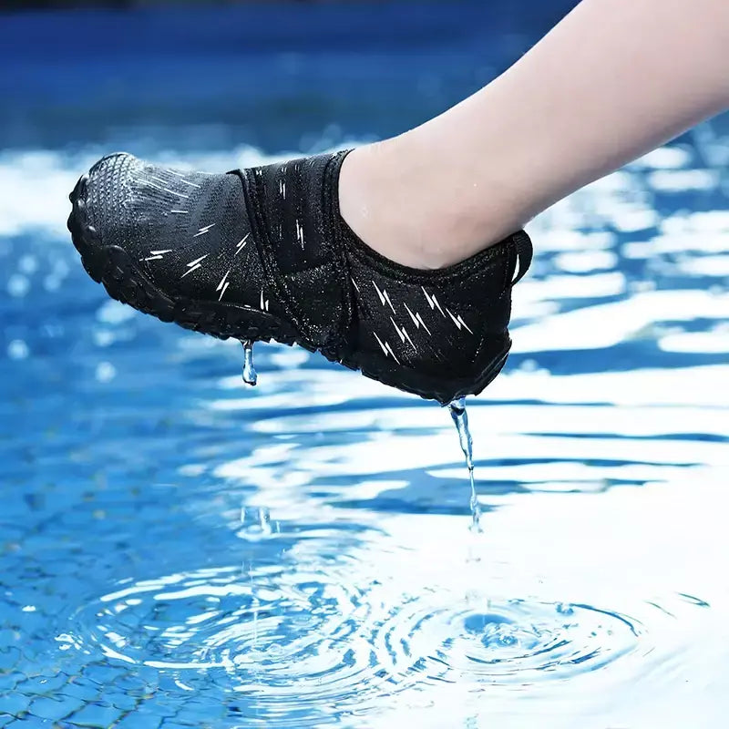 Crianças tênis de secagem rápida meninos meninas luz respirável praia aqua sapatos do miúdo elástico antiderrapante sapatos esportivos aquáticos