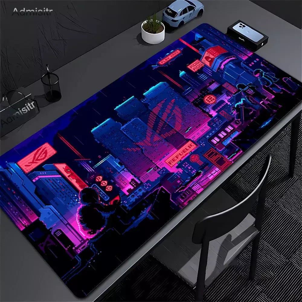 Asus ROG Mause Pad Anime Mouse Mats Gaming Computer Desk Mat Mouse Accessories Gamer Mouse Pad Speed ??Rubber Mat