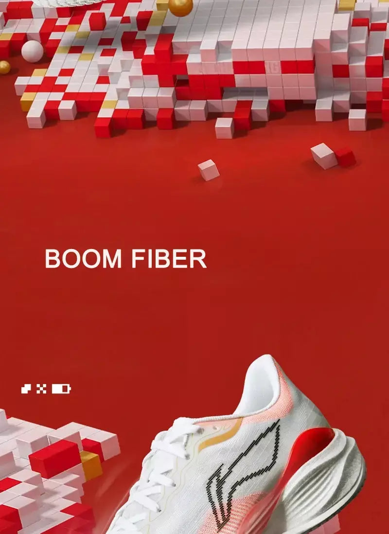 Li-ning men super light 22 luz tênis de corrida tempo bounse almofada baú forro de fibra wearable anti-deslizamento tênis arbv001