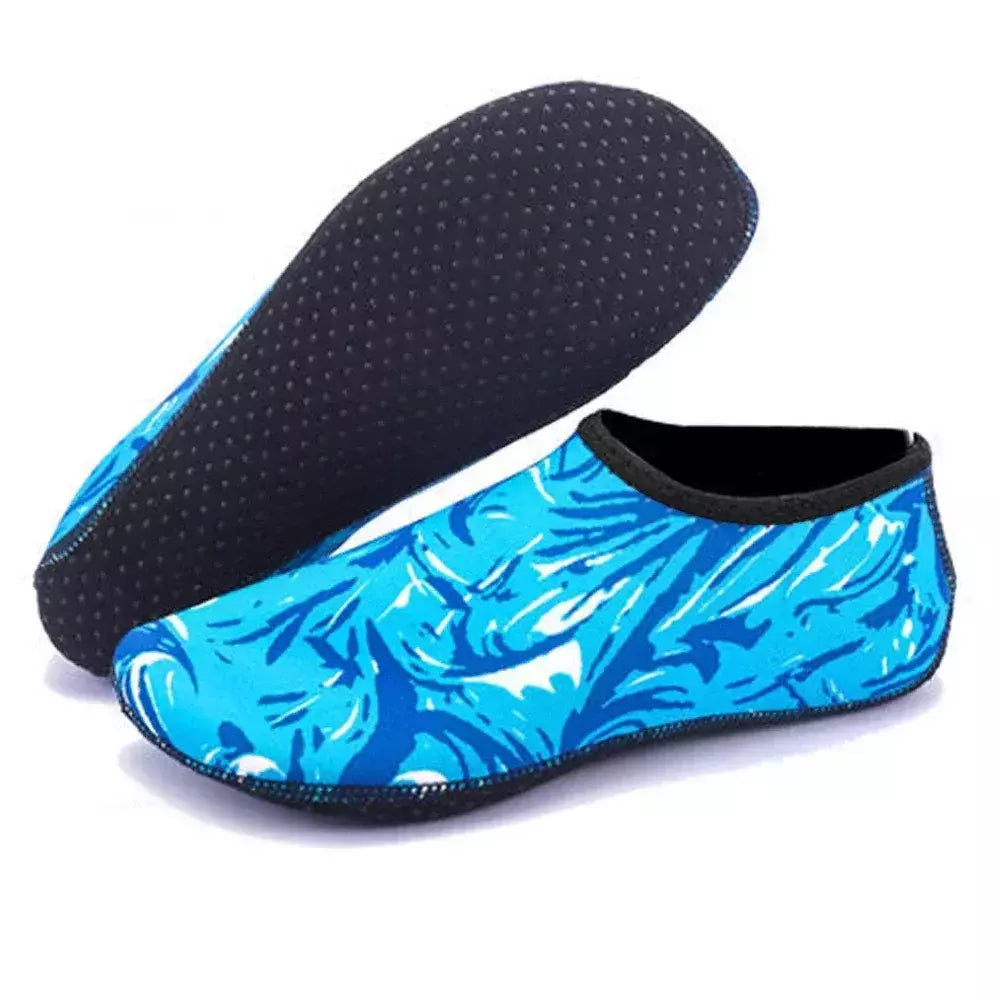Sapatilhas antiderrapantes para água unissex, meias de mergulho, sandália de praia aquática de verão, sapato plano, chinelo marítimo para homens e mulheres