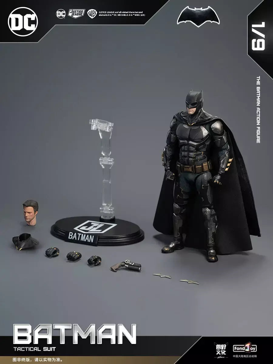 Novo original fondjoy bruce wayne batman figura tático batuit batman liga da justiça figuras detetive quadrinhos 1/9 pvc brinquedo do miúdo
