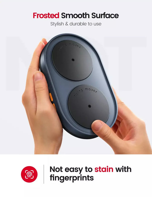 Vaydeer Dual Turntable Mouse Mover com intervalos ajustáveis e interruptor liga/desliga, simulação de mouse Jiggler indetectável e silencioso