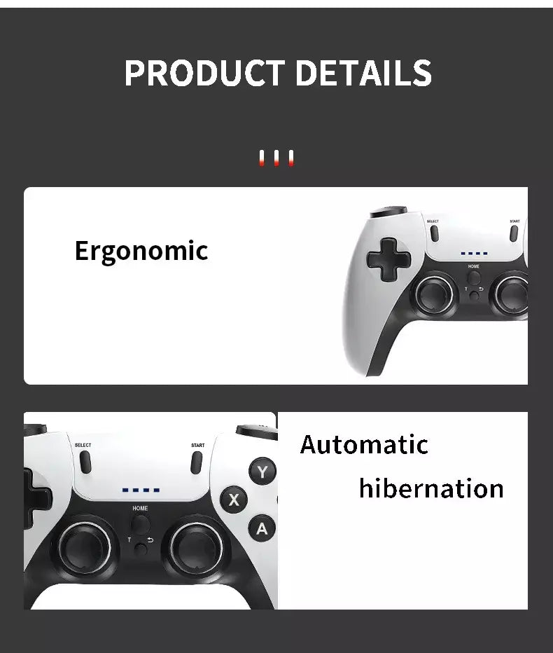 Controlador de jogos sem fio para ps1 ps2 ps3 pc android controlador sem fio jogo de vídeo console de jogo portátil entretenimento gamepad