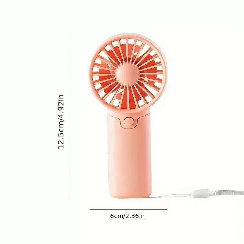 Mini ventilador portátil leve ventilador de mão aa ventilador de refrigeração a pilhas para escritório ao ar livre viagem acampamento