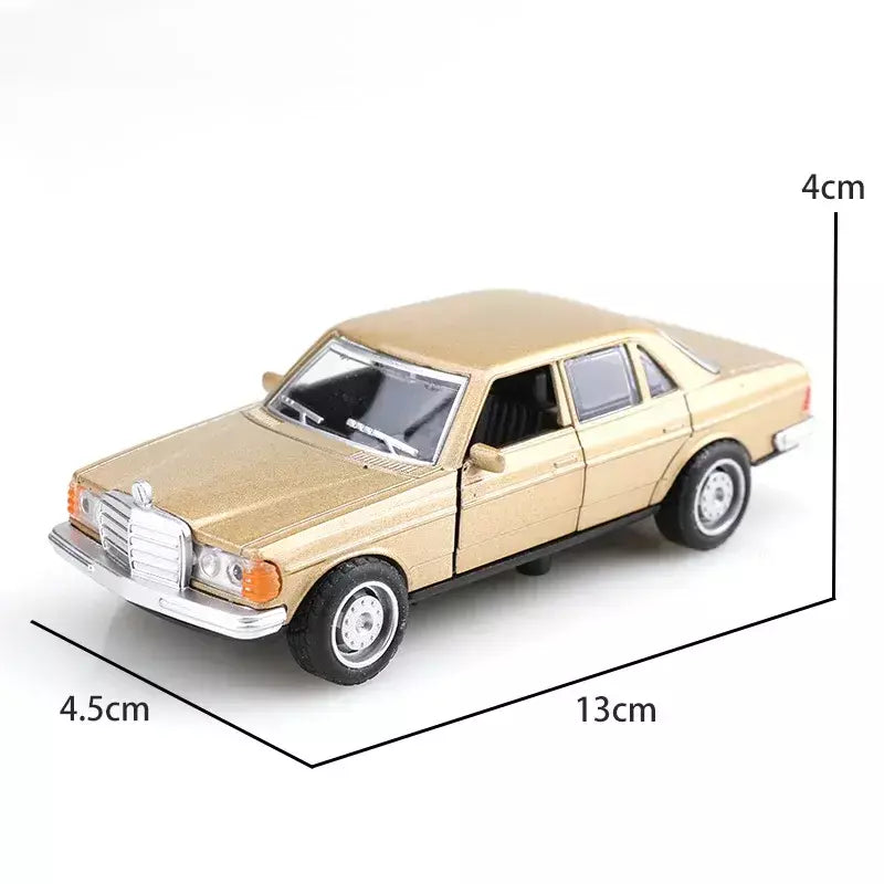 (Ensacado) 1:36 clássico classe S, modelo de carro de liga, veículo off-road simulado, carro de liga infantil, modelo de brinquedo de menino, ornamento de carro