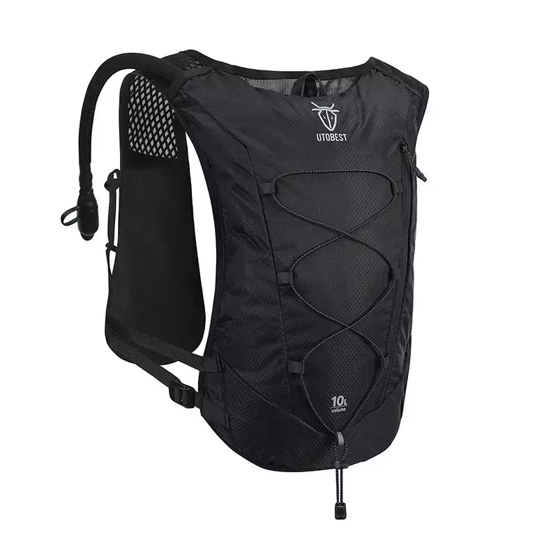 UTOBEST Trail Running Mochila, Colete de Hidratação Ultra Leve, Bexiga De Água 2L, Caminhada Ao Ar Livre, Maratona, Caminhada, 10L