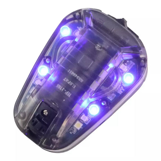 BOOIU-LED Luz de sinal do capacete tático, lanterna para esporte ao ar livre, estroboscópio IR, luz de sinal para sobrevivência, IFF