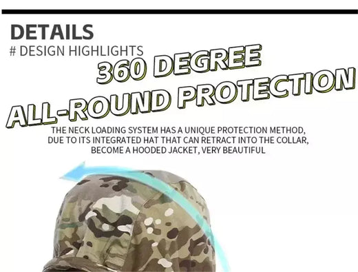 4 atualização m2 tático blusão masculino médio a longo jaqueta camuflagem ao ar livre jaqueta à prova de vento jaqueta de trabalho durban camo