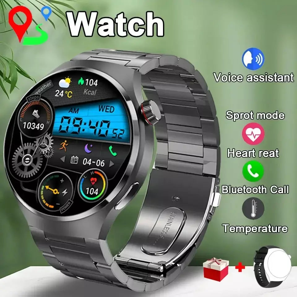Xiaomi relógio inteligente masculino ms. nfc gps 360*360 1.52amoled hd screentracker bússola bluetoothcall ip68 esporte freqüência cardíaca smartwatch