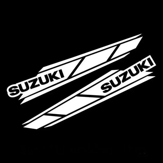 Para suzuki motocicleta personalizado e simples adesivo decorativo de corpo inteiro capacete tronco modificação à prova dwaterproof água decalque adesivo