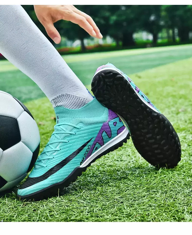 Sapatos de futebol antiderrapantes profissionais para homens, botas de treinamento Grass Society, grampos de qualidade superior, botas originais, novos