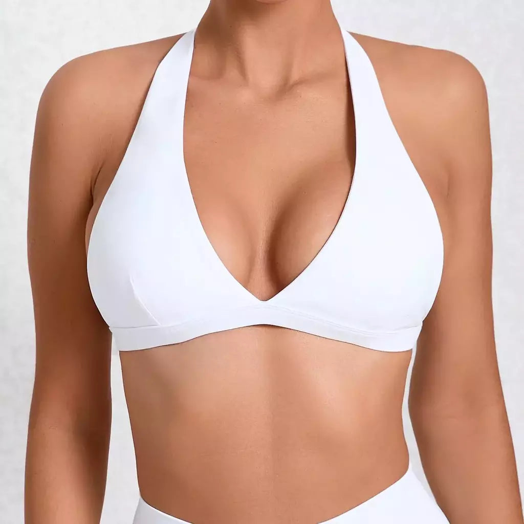 Esportes Push Up Bra para Mulheres, Top Esportivo, Roupas Fitness, Roupas de Yoga, Branco, Preto, Azul, Café, XS, 2022