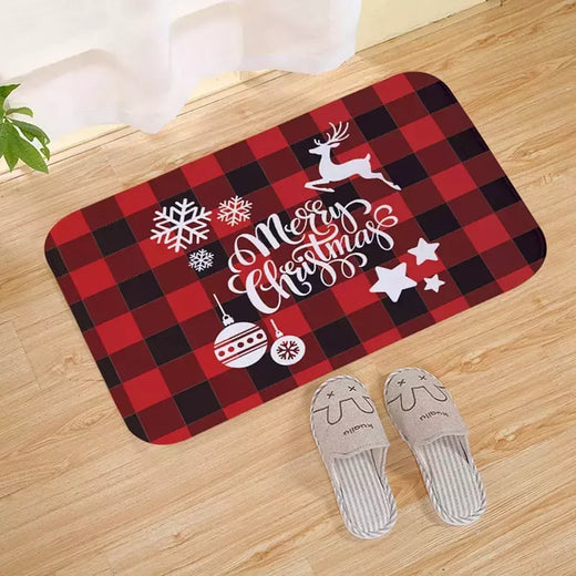 Decorações de Feliz Natal para Casa, Capacho De Alce, Ornamento De Ano Novo, Decoração De Festa De Natal, Natal Noel Rug, Presentes, 2024, 2025