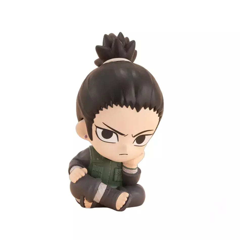 Novo 8 pçs/set Anime Figura Naruto Shippuden Hinata Sasuke Itachi Kakashi Gaara Figura de Ação Q Versão Figuras de PVC Brinquedos Presente