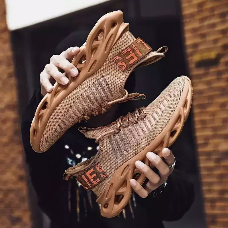 Tênis de malha respirável masculino, Sapatos casuais volumosos, Luxo, Clássicos, Tendências originais, à venda, Primavera, Outono, 2022