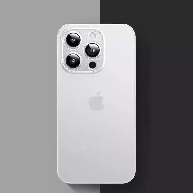 0.3mm ultra fino claro fosco pp duro ultra fino caso de telefone para iphone 17 16 15 14 13 12 11 pro max 16 plus escudo silm volta caso