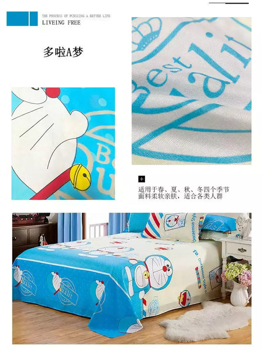 Lençol de cama de alta qualidade cor sólida, folha plana, gêmeo, completo, rainha, king size, Skin-Friendly, Soft Top, sem capas de travesseiro, 1pc