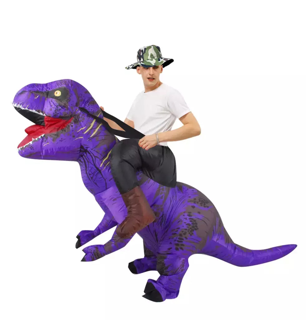 Adulto crianças t-rex dinossauro trajes infláveis purim halloween natal mascote anime festa cosplay traje vestido ternos extravagantes