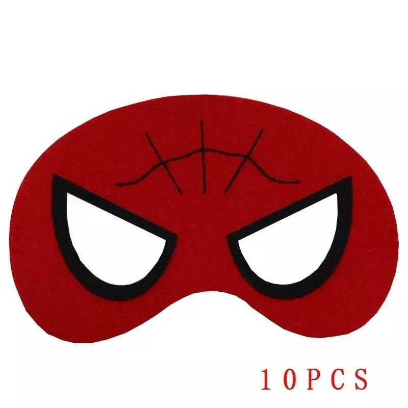 32/28/10 pçs/lote máscara de super-herói cosplay natal dia das bruxas crianças adulto carnaval festa adereços aniversário das crianças feltro masquerade