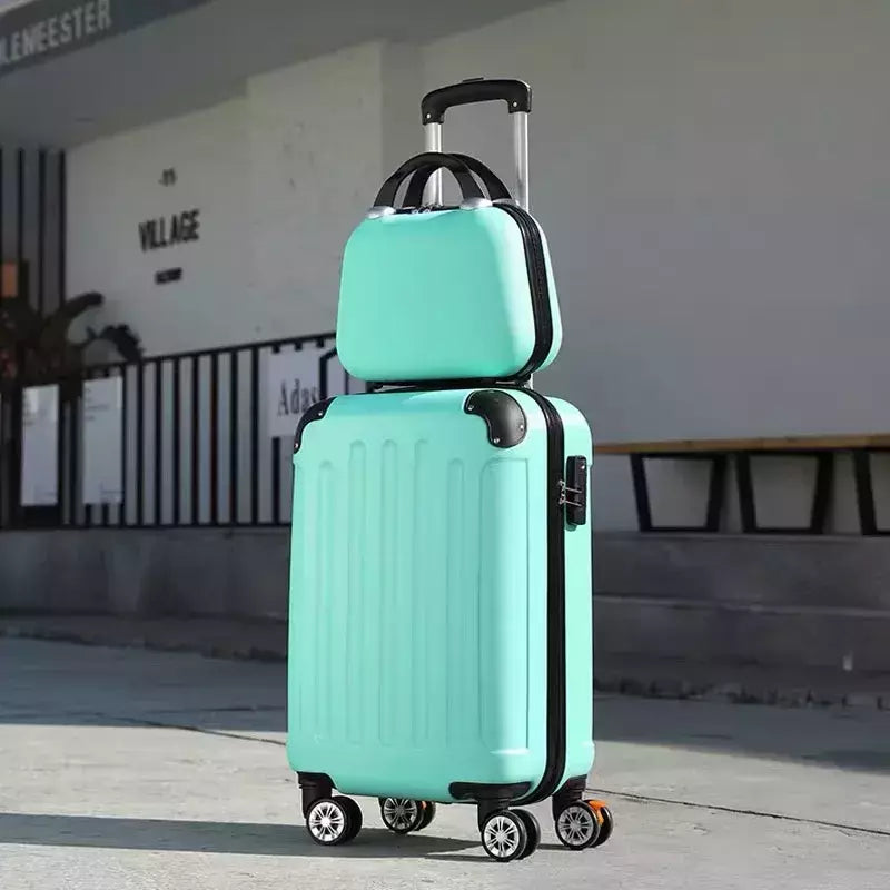 Conjunto de malas rolantes e bolsas de viagem com rodas giratórias 20 '' maleta de bagagem com carrinho de cabine grande capacidade