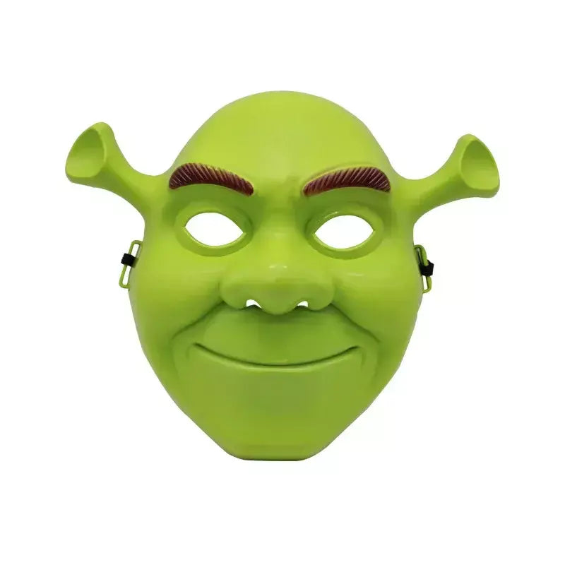 Filme monstro shrek cosplay trajes máscara shrek topo colete calças para homens desempenho role play halloween carnaval festa roupas