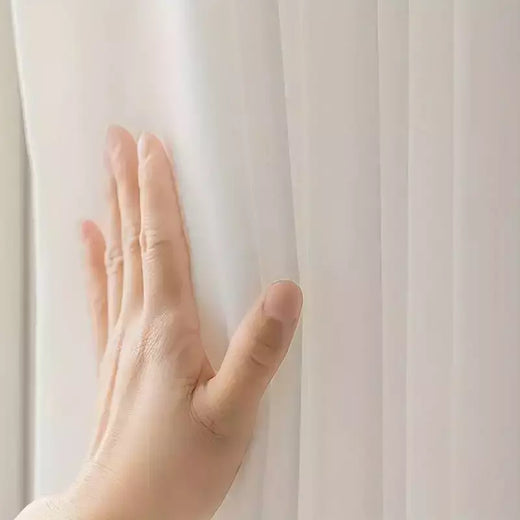 Opaco Branco Privacidade Cortinas transparentes, translúcidas Cortinas, Cortinas filtradas, Quarto, Sala, 1 Peça