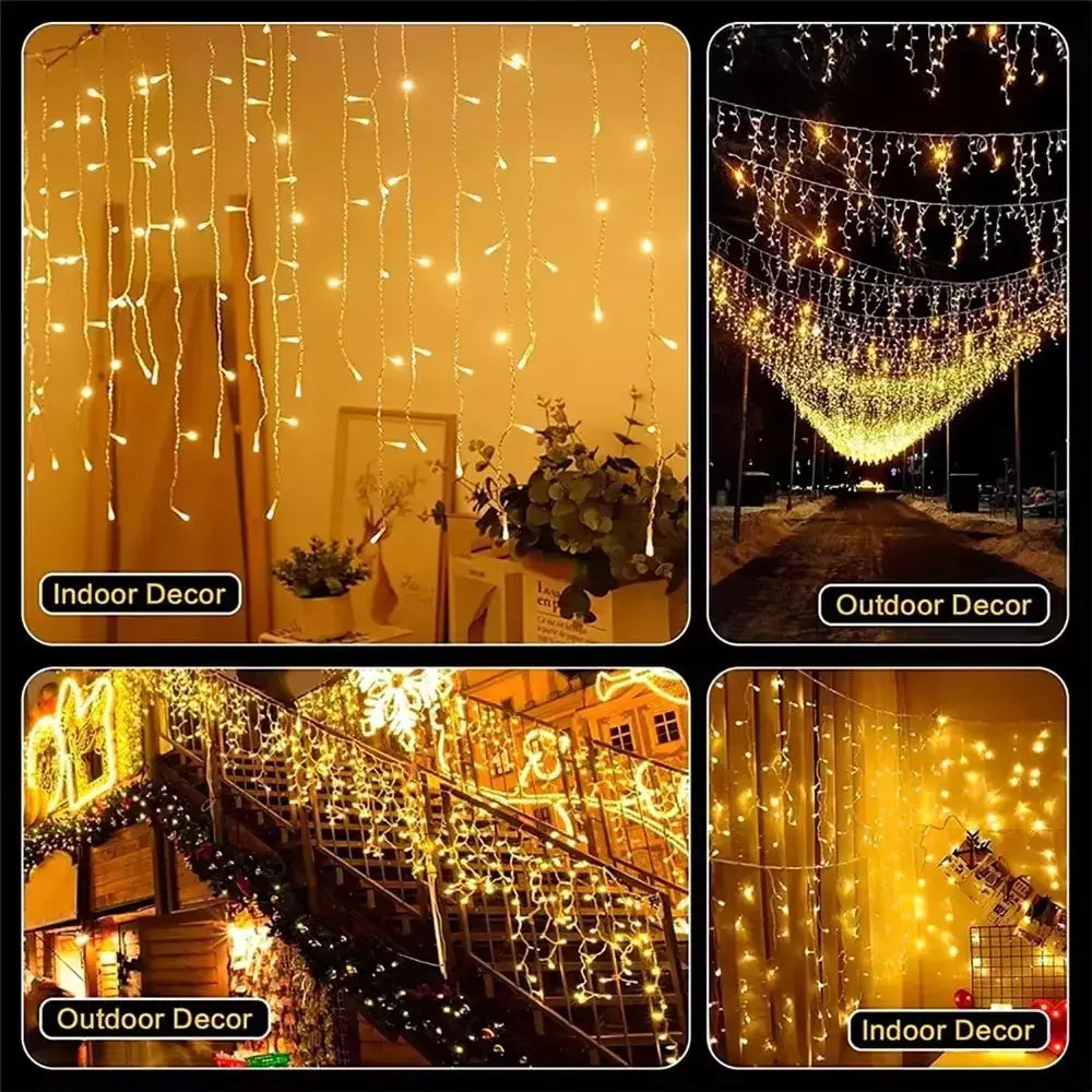 Led solar luz da corda ao ar livre jardim luzes de fadas led cintilação lâmpada à prova dwaterproof água para decoração festa natal 3.5m guirlandas jardim
