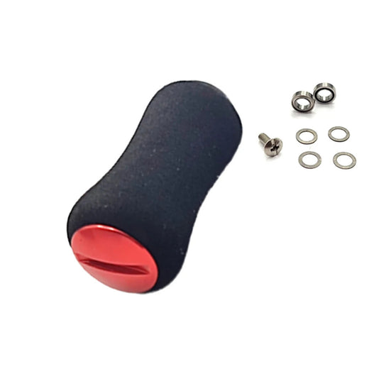1 conjunto de botões de alça de carretel de pesca, bola de aperto de roda de gota d'água, alça de agitação, mão de eva, botão com junta de rolamento