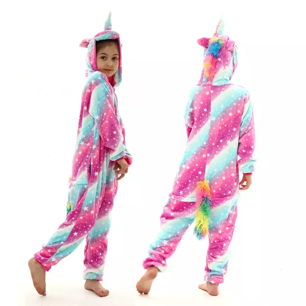 Miniso Cosplay Costumes para crianças, pijama animal, ponto, dinossauro, panda, unicórnio, kigurumi, halloween, meninos, meninas, crianças