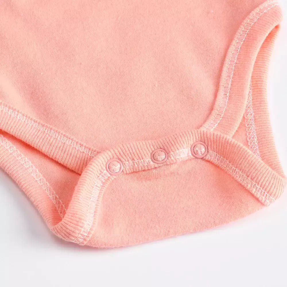 -Bodysuit de manga curta para bebês, roupas recém-nascidas, 100% algodão, Fox Design, Verão, Girl Clothing, 0-12M, 2 pcs por lote