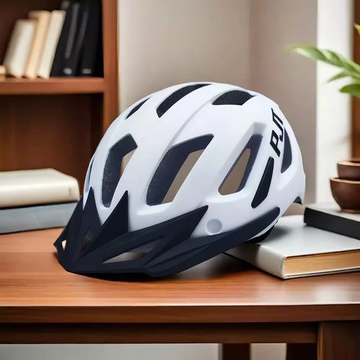 Pjt novo led capacete da bicicleta com óculos de sol viseira recarregável led capacete da bicicleta dos homens escudo estrada mtb ciclismo capacetes