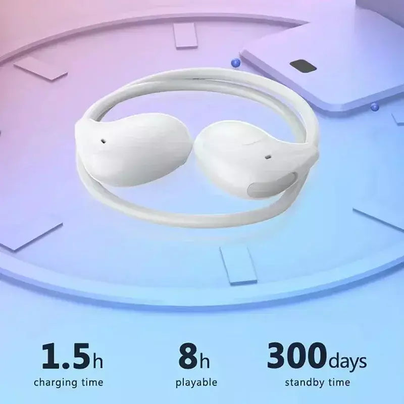 Xiaomi sem fio bluetooth 5.3 fones de ouvido de condução de ar à prova dwireless água estéreo over-ear esportes fones de ouvido com microfone