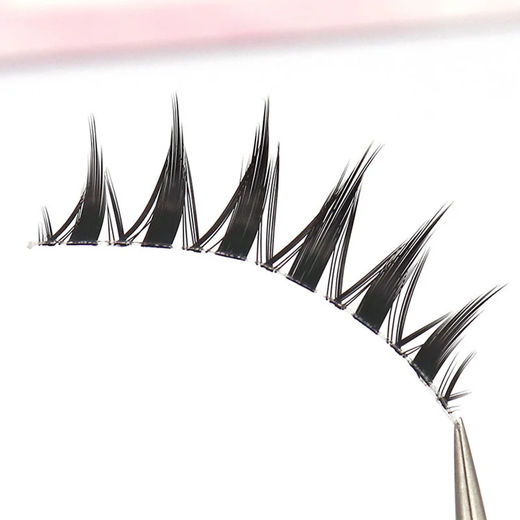 Cosplay Air Cílios Postiços, Transparente Natural, Banda Fina, Simulação Japonesa Cílios, Extensão de Maquiagem, Novo, 5 Pares