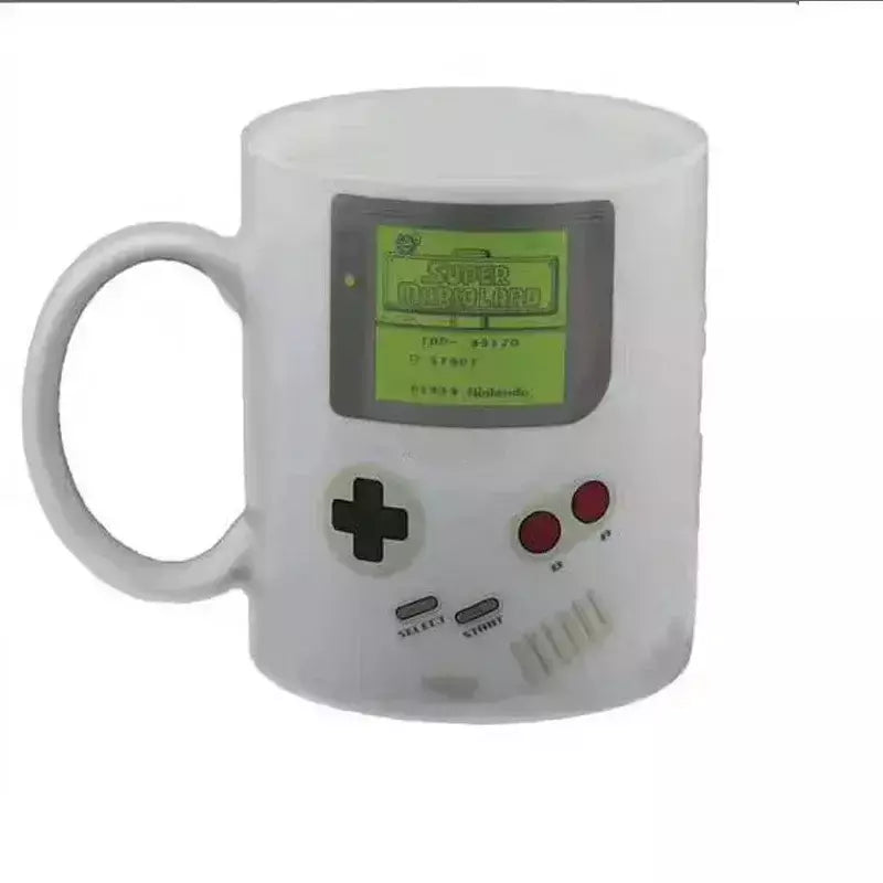 Caneca De Café Cerâmica Termocrômica Do Console De Jogos, copos De água, copos