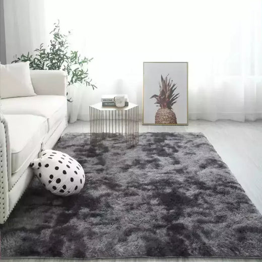VIKAMA-Tapetes de lã de seda, tapetes de pelúcia, tapete fofo, tapete grosso, piso antiderrapante, tapetes grandes macios e sólidos, 40x60cm, 1 peça