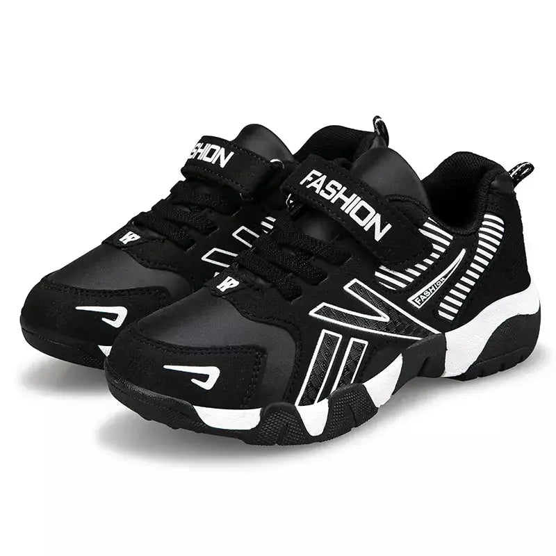 Crianças meninos sapatos escola esportes moda couro para crianças tênis casuais menino correndo andando sapato ao ar livre