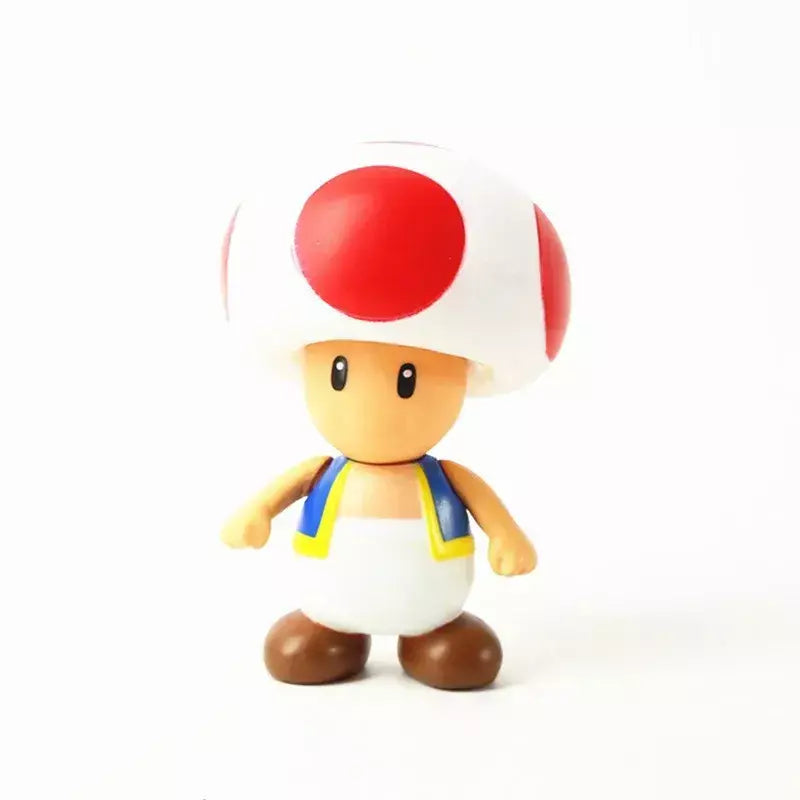 Super mario bros boneca yoshi pêssego princesa sapo figura de ação brinquedos mario luigi crianças presente aniversário natal decoração do bolo modelo