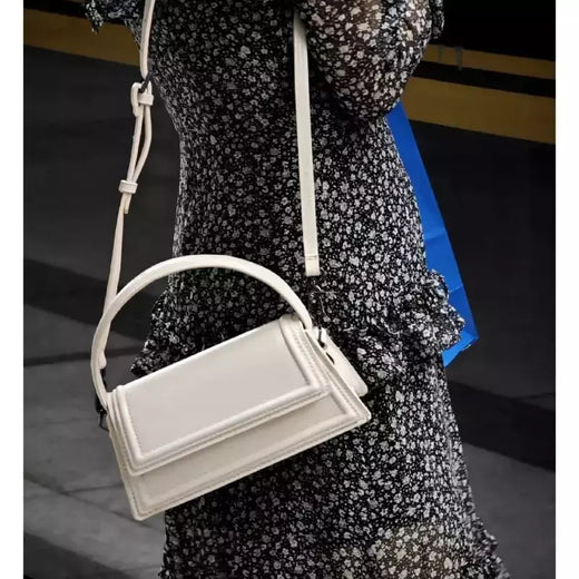 Za mylrf bolsa de ombro das mulheres, pequeno saco quadrado, cor preta, moda casual, novo