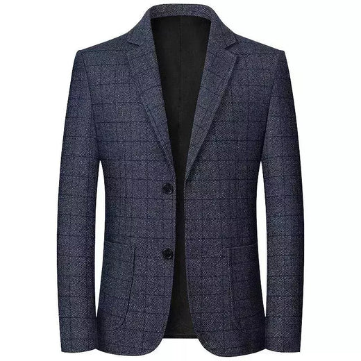 Blazers de negócios xadrez masculinos, roupas formais, ternos masculinos, jaquetas casuais, casacos, blazers slim fit, primavera, outono, tamanho 4XL, novo