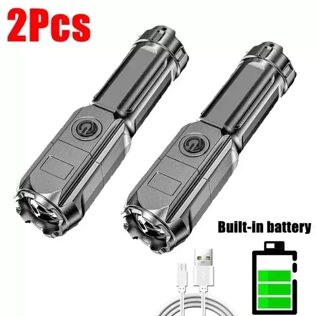 Lanterna edc poderosa, aparelho de autodefesa, lanterna super forte, alta potência, suprimentos de autodefesa, ferramentas de produtos de denfesa led