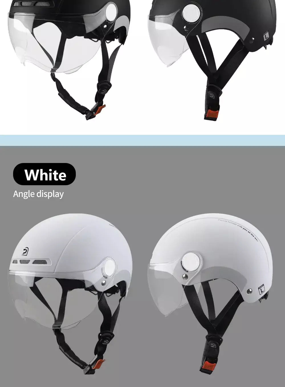 PEMILA-Capacete de Ciclismo com Lente Goggles para Homens e Mulheres, Capacete de Bicicleta, MTB Road Bike, Adesivo Refletivo, E-Bike, Motocicleta