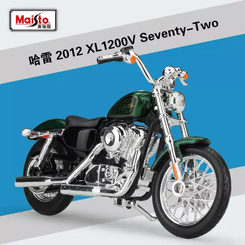Maisto 1:18 harley davidson sportster ferro 883 liga clássico modelo da motocicleta diecast metal motocicleta modelo crianças brinquedos presente