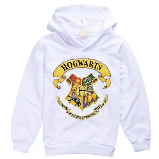 Harri potter meninos e meninas primavera e outono moda roupas infantis camisola de manga comprida camisola com capuz topo presente de aniversário do miúdo