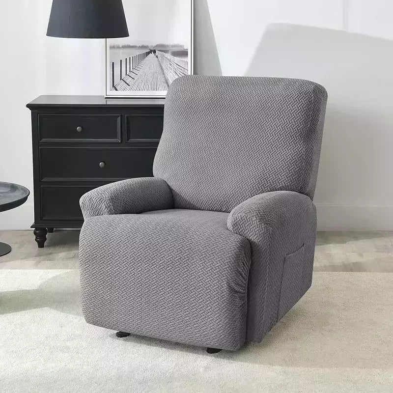 Jacquard Stretch Reclinável Sofá Covers, Poltrona elástica Split, Capa de cadeira antiderrapante, Cadeiras Lazy Boy, Slipcovers para sala de estar
